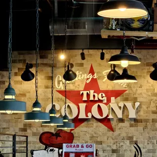 the sign for the show