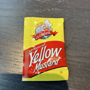 Try the mustard!