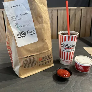 I didn't order "to go"!