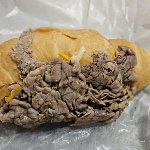 Croissants cheese steak