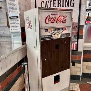 Old time soda machine