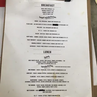 Food menu 8-17-18