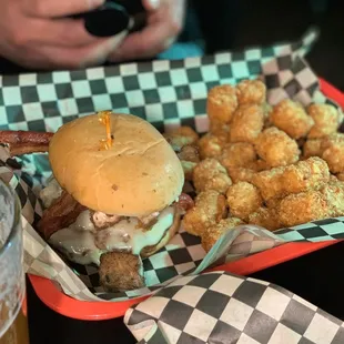 1/2 Size Magic Man Burger (Mushroom Swiss)
