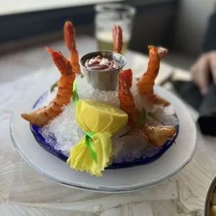 Grilled and Chilled Prawn Cocktail