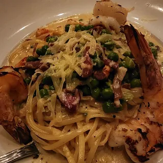 Shrimp and Lobster Carbonara