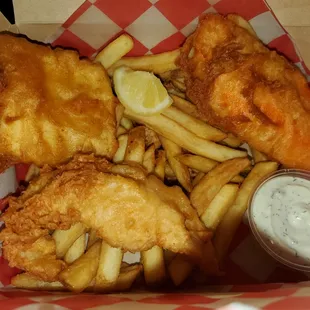 fish, food, seafood, fish and chips