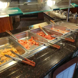interior, sushi and sashimi