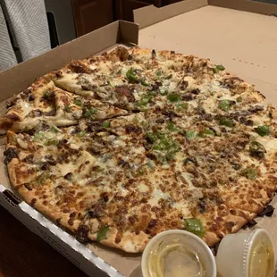 Philly Cheesesteak Pizza