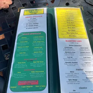 Happy Hour Menu