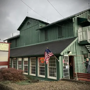 the front of the store