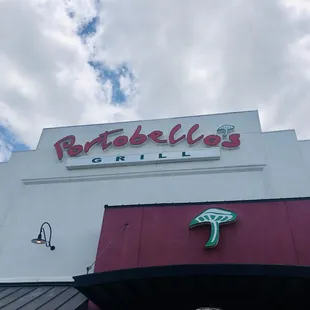 the front of the restaurant