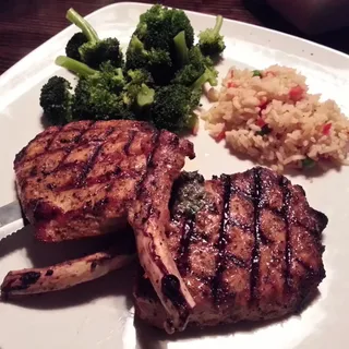 Fire Grilled Pork Chop Lunch