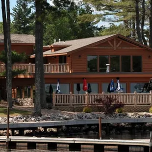 a house on the water