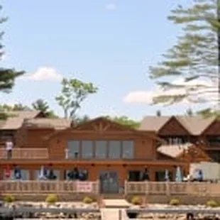 a view of the waterfront from the water