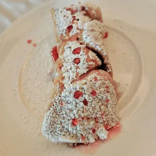 Cherry Mascarpone Cannoli