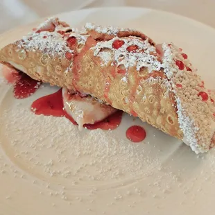 Cherry Mascarpone Cannoli