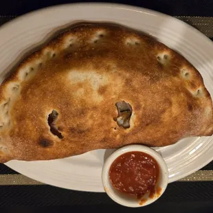 Meat calzone