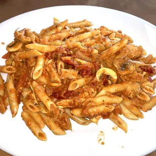 Penne Toscana with Aurora sauce. XLNT!