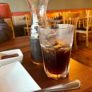 Soda with carafe. Genius.