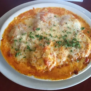 Baked Chicken Ravioli