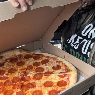 Pepperoni pizza