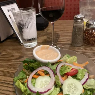 Very good side salad