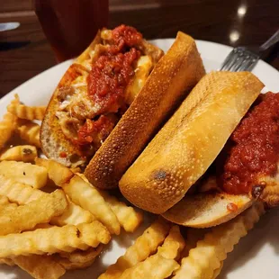 Chicken parm sub