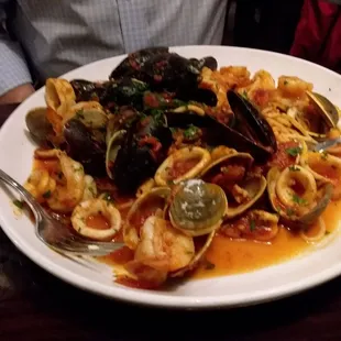 Seafood pasta