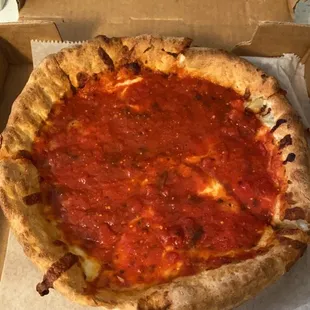 Chicago style pizza