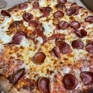 a pizza in a box