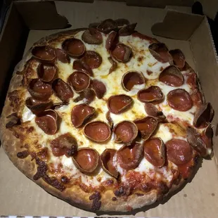 a pizza in a box