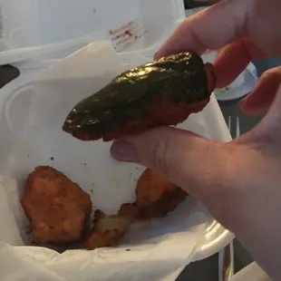 Jalapeño bites - soggy - gross