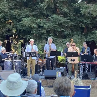 Lunar Octet at during the 2022 Summer Jazz series (there's actually nine of them).