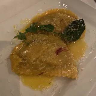 Ravioli Di Ossobuco allo Zafferano
