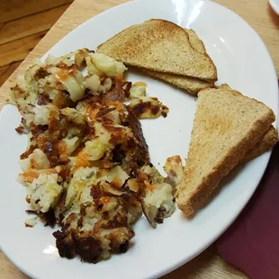 Homes fries with a wonderful crust.