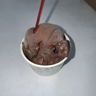 Dark chocolate gelato