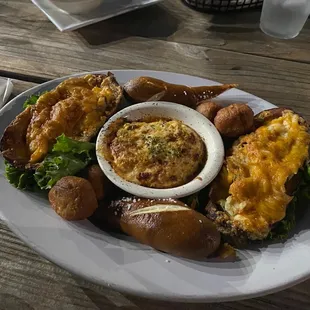 a plate of food