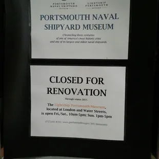 I think that means they&apos;re closed until 2018...? Right?