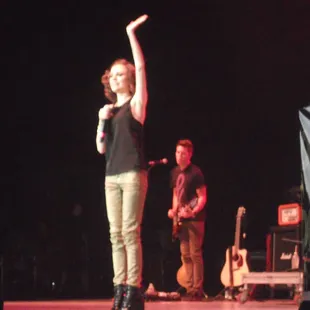 Cher Lloyd put on a good show as well