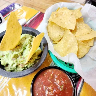 SALSA, CHIPS & GUACAMOLE