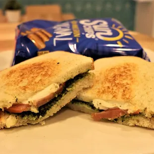 Looking for a lighter sandwich lunch? Try the Tomato, Mozzarella, and Basil Panini.