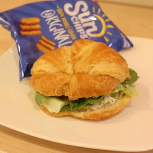 Chicken Tarragon sandwich is a popular favorite.