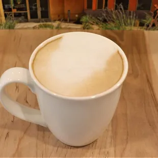 A variety of hand crafted hot or iced coffee beverages available.