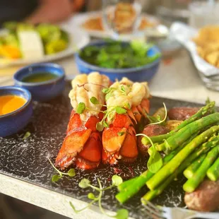 Lobster tail half 1/2 Lb Lobster Tail Entree