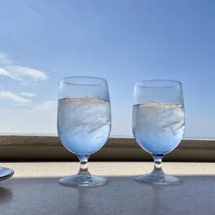 Just water and ice