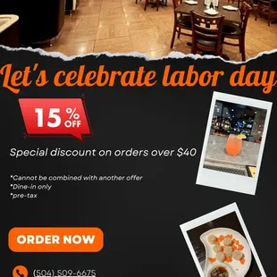 an advertisement for a seafood restaurant