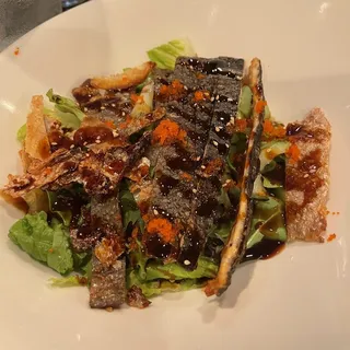 Salmon Skin Salad