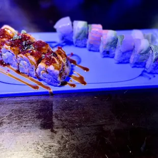Rainbow Roll and TNT Roll
