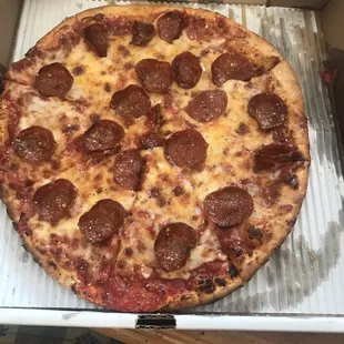 Medium pepperoni pizza