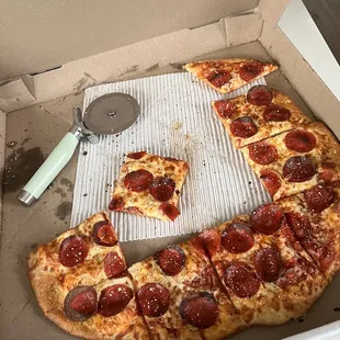 Pepperoni pizza